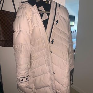 White Canada goose jacket